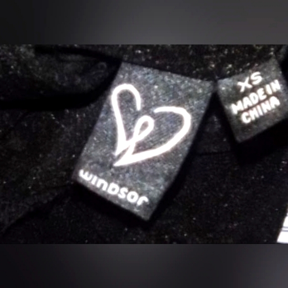 Windsor Taylor Black Beaded/Sheer Dress/Gown SZ XS - Picture 10 of 10